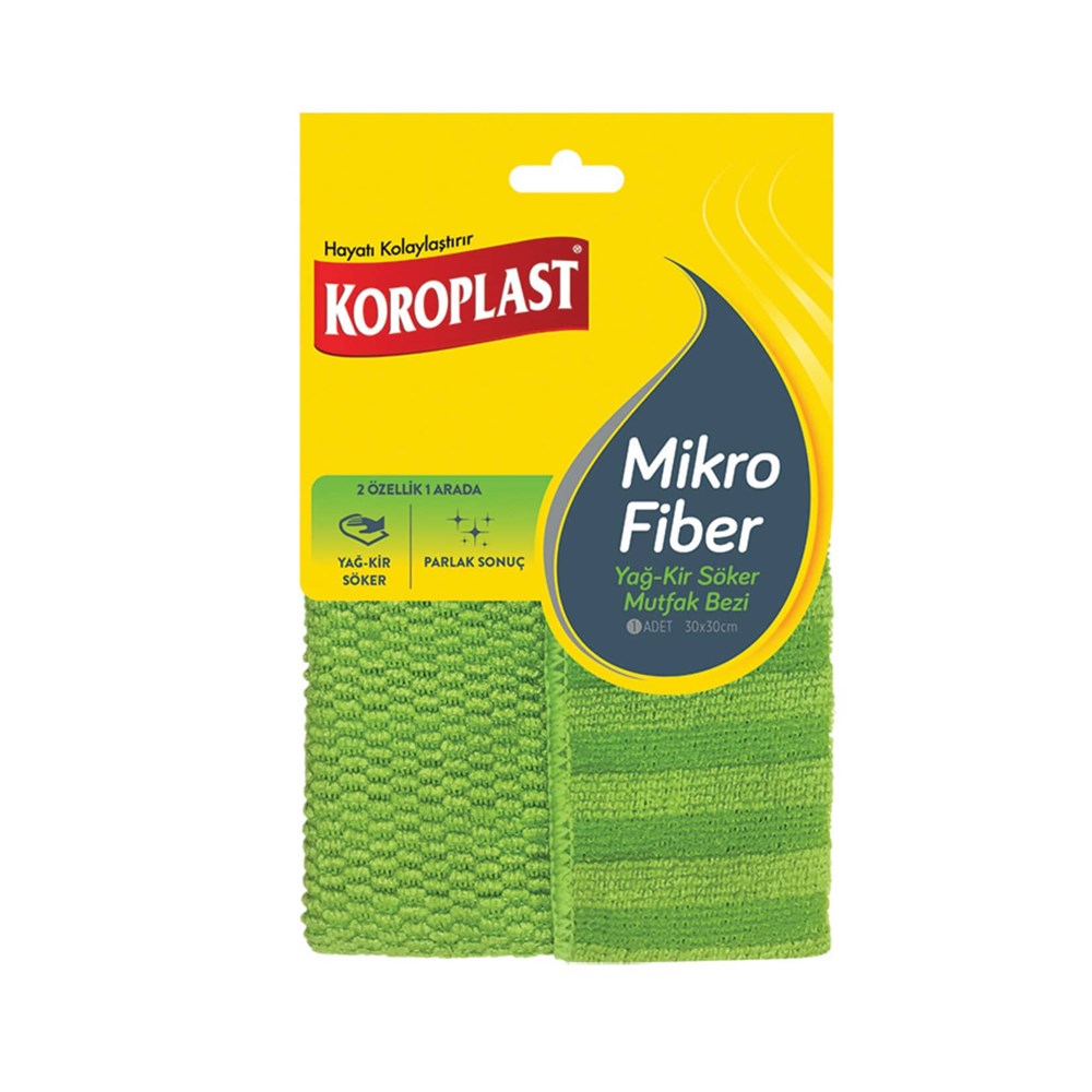 Koroplast Mikrofiber Yağ Kir Söker Mutfak Bezi