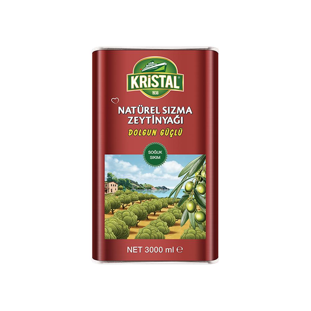 KRISTAL NATUREL SIZMA ZEYTIN YAGI 3 LT