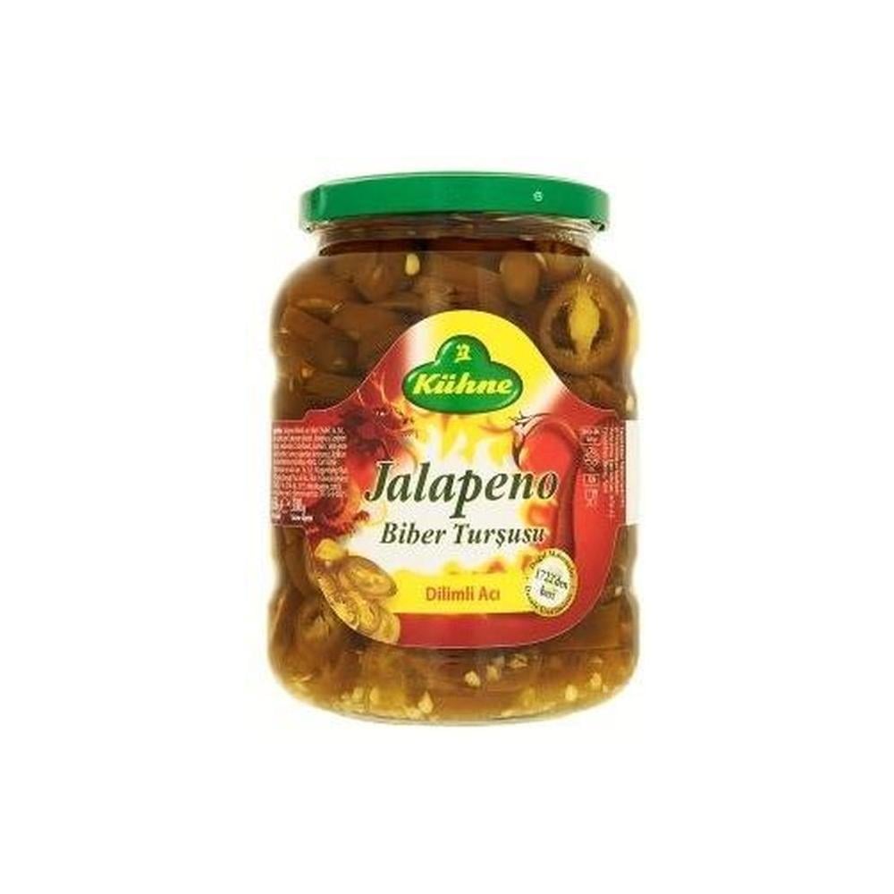 KUHNE JALAPENO BIBER TURSUSU ACI DILIMLI 650 GR