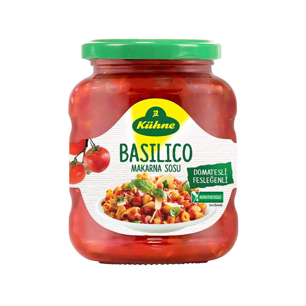 KUHNE MAKARNA SOSU BASILICO 350 GR