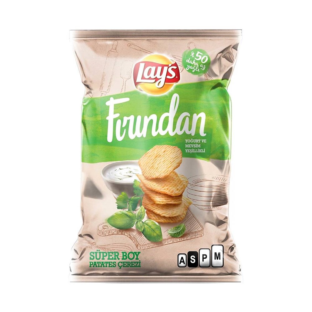 LAY S FIRINDA YOGURT VE MEVSIM YESILLIKLERI 104 GR