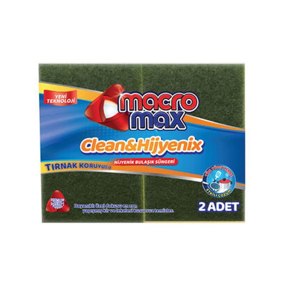 MACRO MAX KLASIK YESIL DUZ SUNGER 2 LI