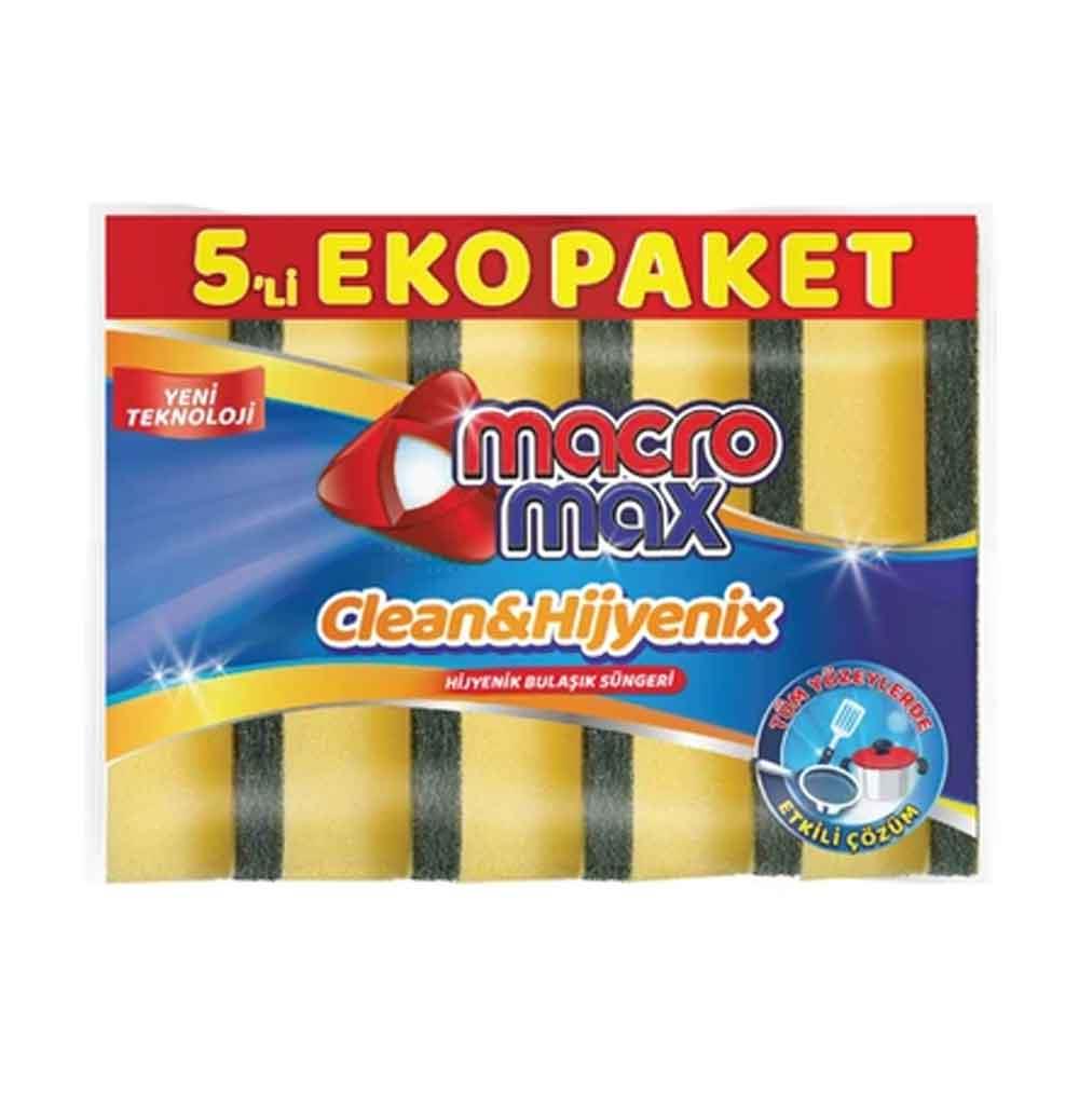 MACRO MAX KLASIK YESIL DUZ SUNGER 5 LI