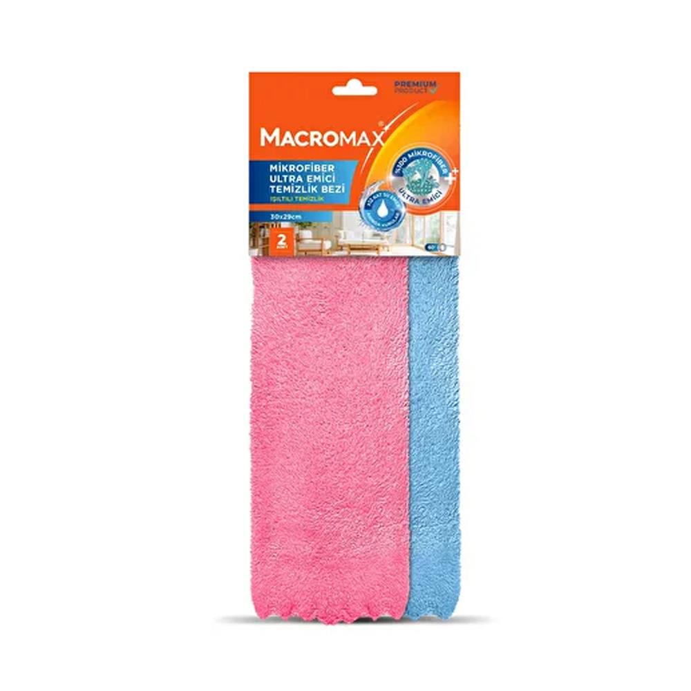 MACRO MAX MIKROFIBER ULTRA EMICI TEMIZLIK BEZI 2 LI