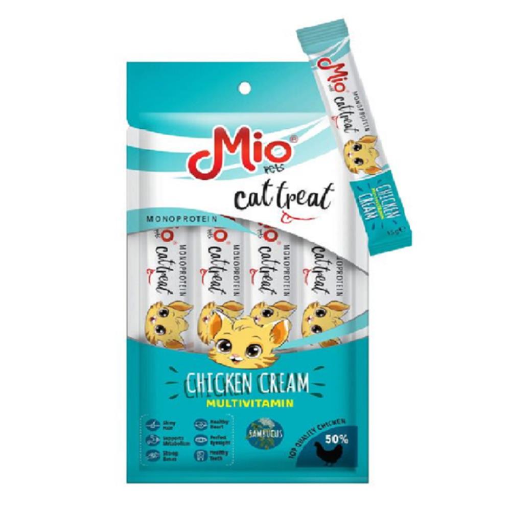 MIO KEDI ODUL KREMA MULTIVITAMIN TAVUK 4x15 GR