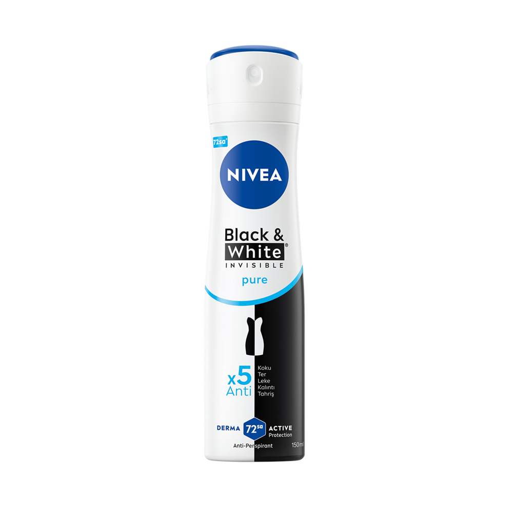 NIVEA DEO WOMEN INV B&W AUTHENTIC 150 ML