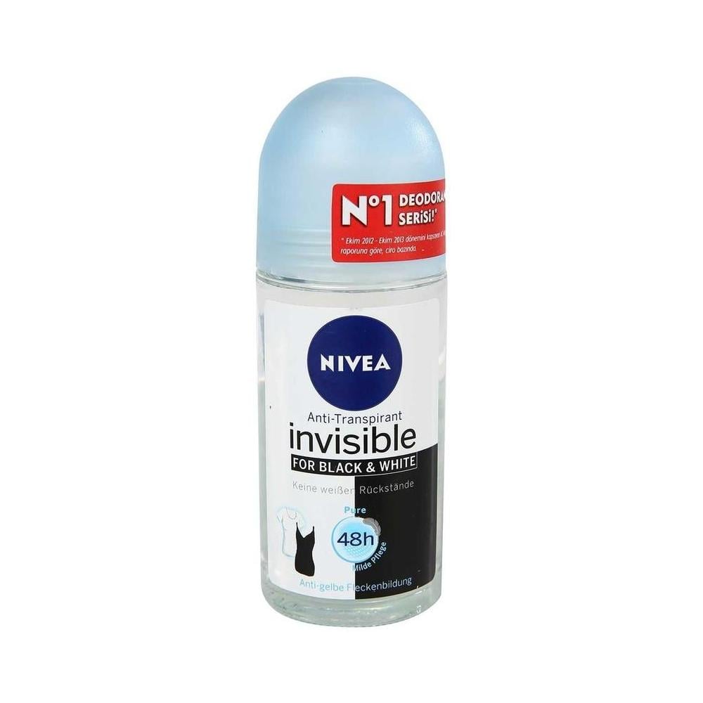 NIVEA ROLL ON WOMEN B&W PURE 50 ML