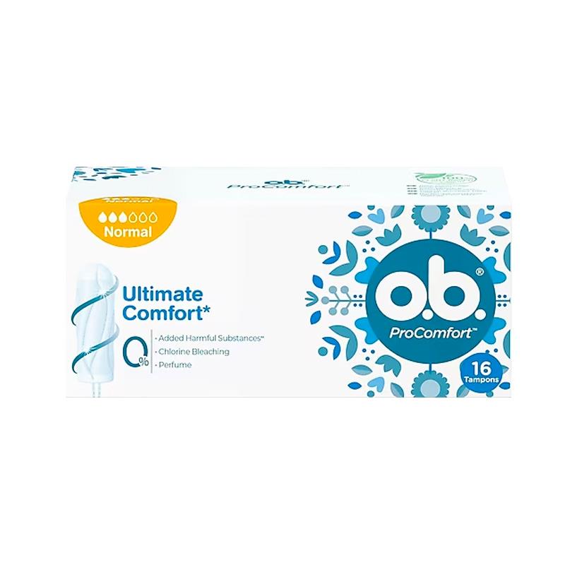 O.B TAMPON PRO COMFORT NORMAL 16 LI