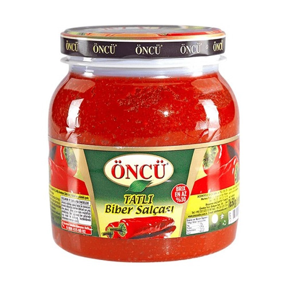 Öncü Biber Salçası Tatlı 1650 Gr