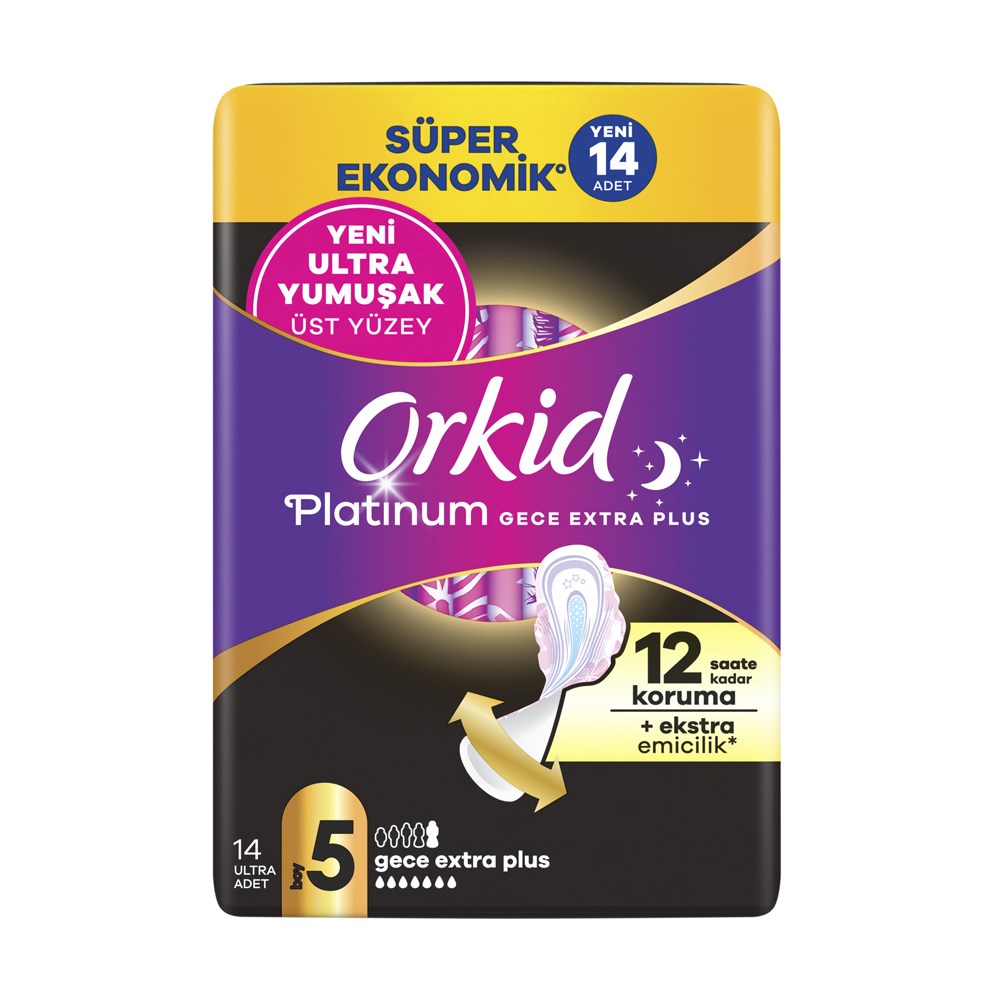 ORKID PLATINUM DORTLU GECE EXTRA PLUS 14 LU
