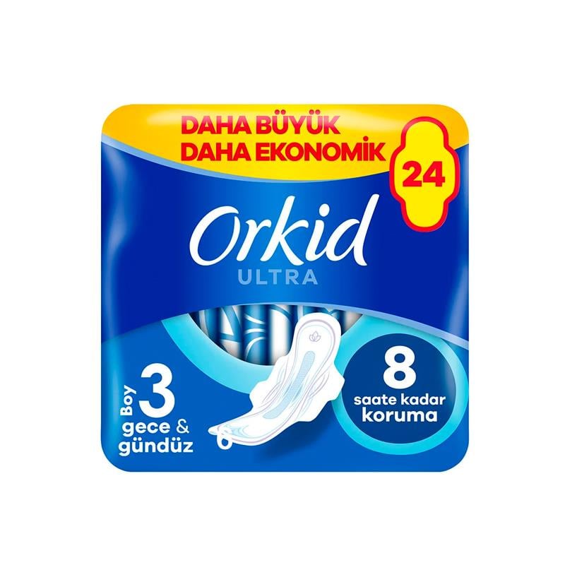 ORKID ULTRA KANATLI UC BOY GECE&GUNDUZ 24 LU