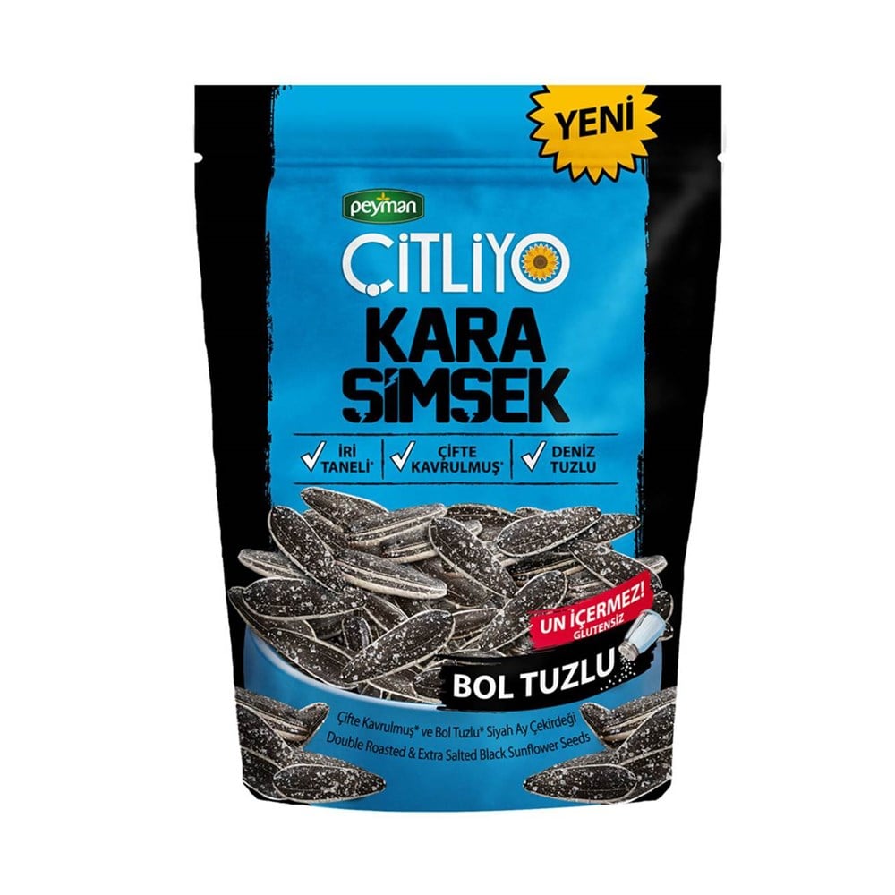 Peyman Kara Çekirdek Bol Tuzlu 120 Gr