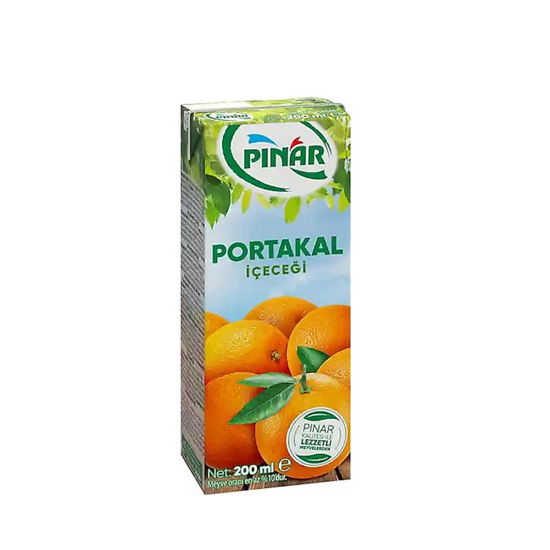 Pınar Meyve Suyu Portakal 200 Ml