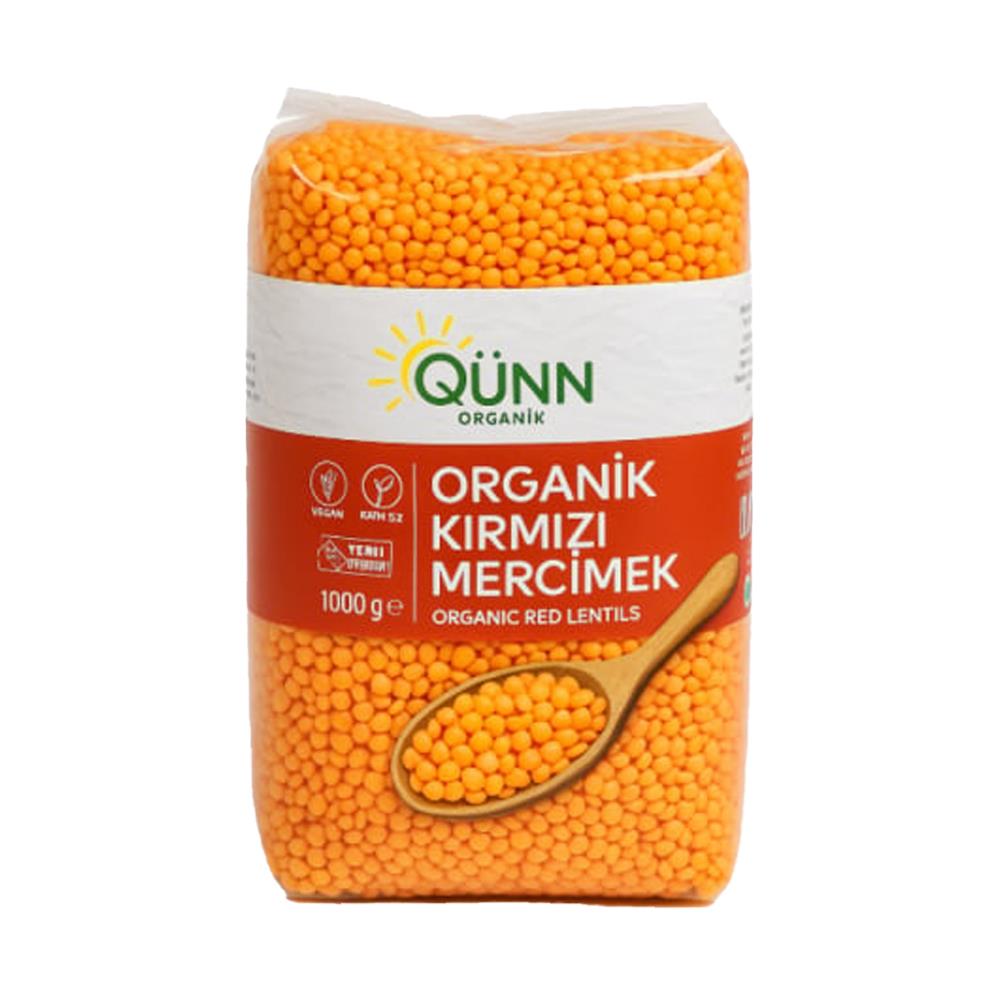 QUNN ORGANIK K.MERCIMEK 1000 GR