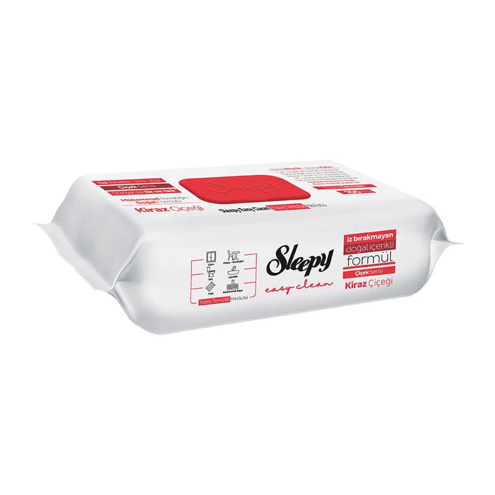 SLEEPY TEMIZLIK HAVLUSU KIRAZ CICEGI 100 LU