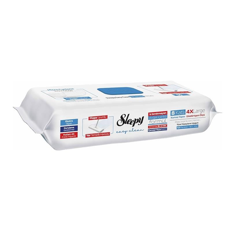SLEEPY YUZEY TEMIZLIK HAVLUSU MAVI CAM KOKULU 4XL 50 LI