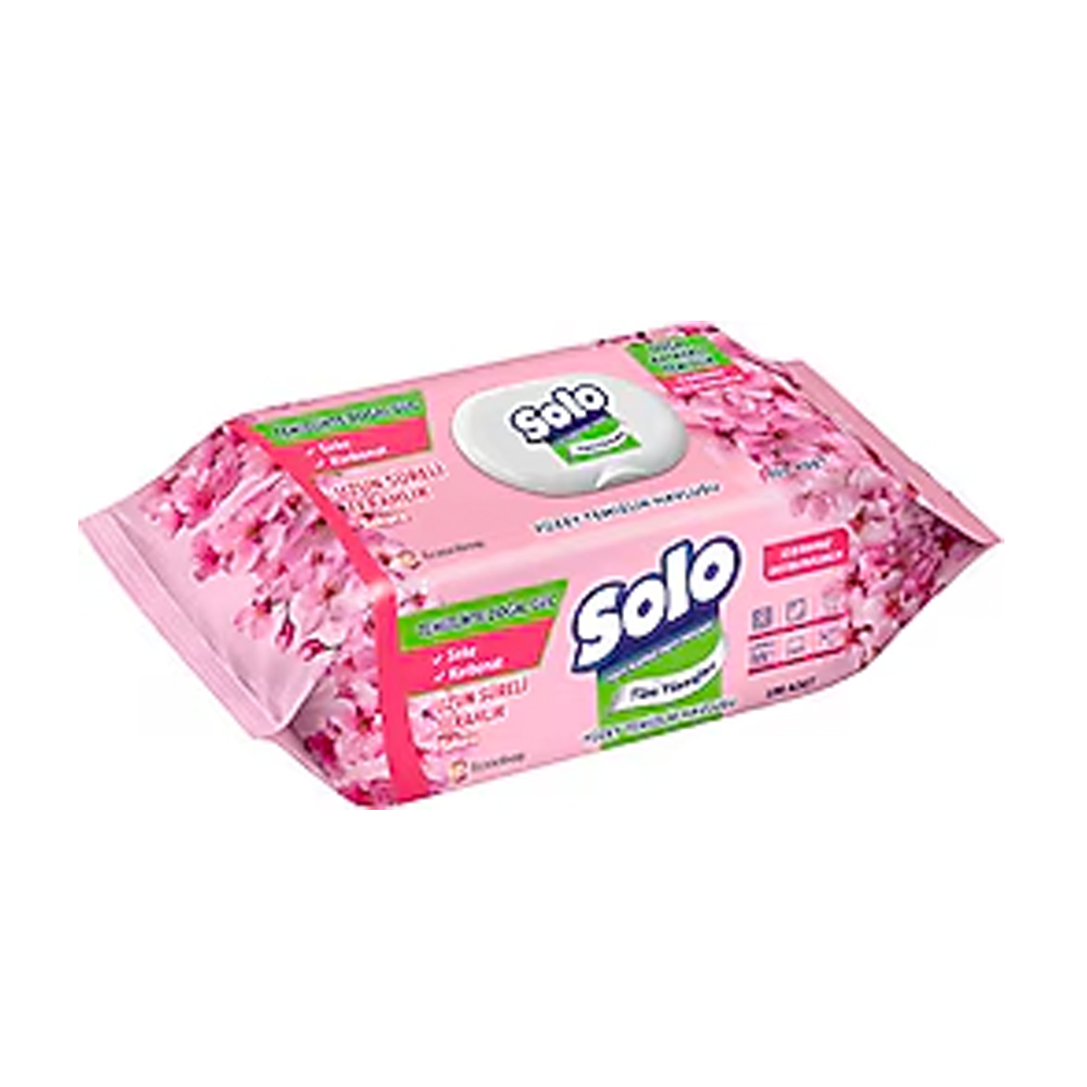 SOLO TUM YUZEYLER ISLAK TEMIZLEME HAVLUSU SAKURA 100 LU