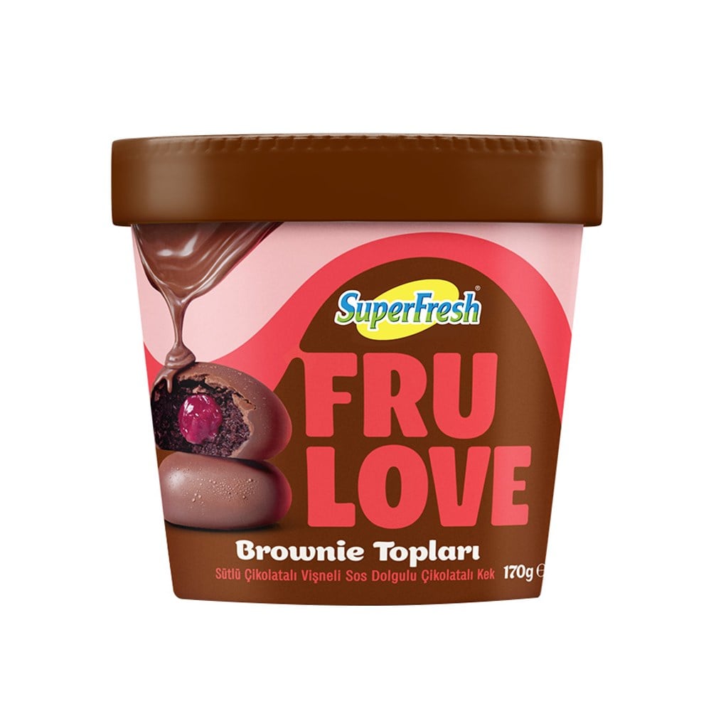 SUPERFRESH FRULOVE VISNELI BROWNI TOP.170 GR