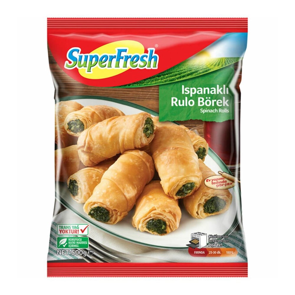 Superfresh Mini Börek Ispanaklı 500 Gr