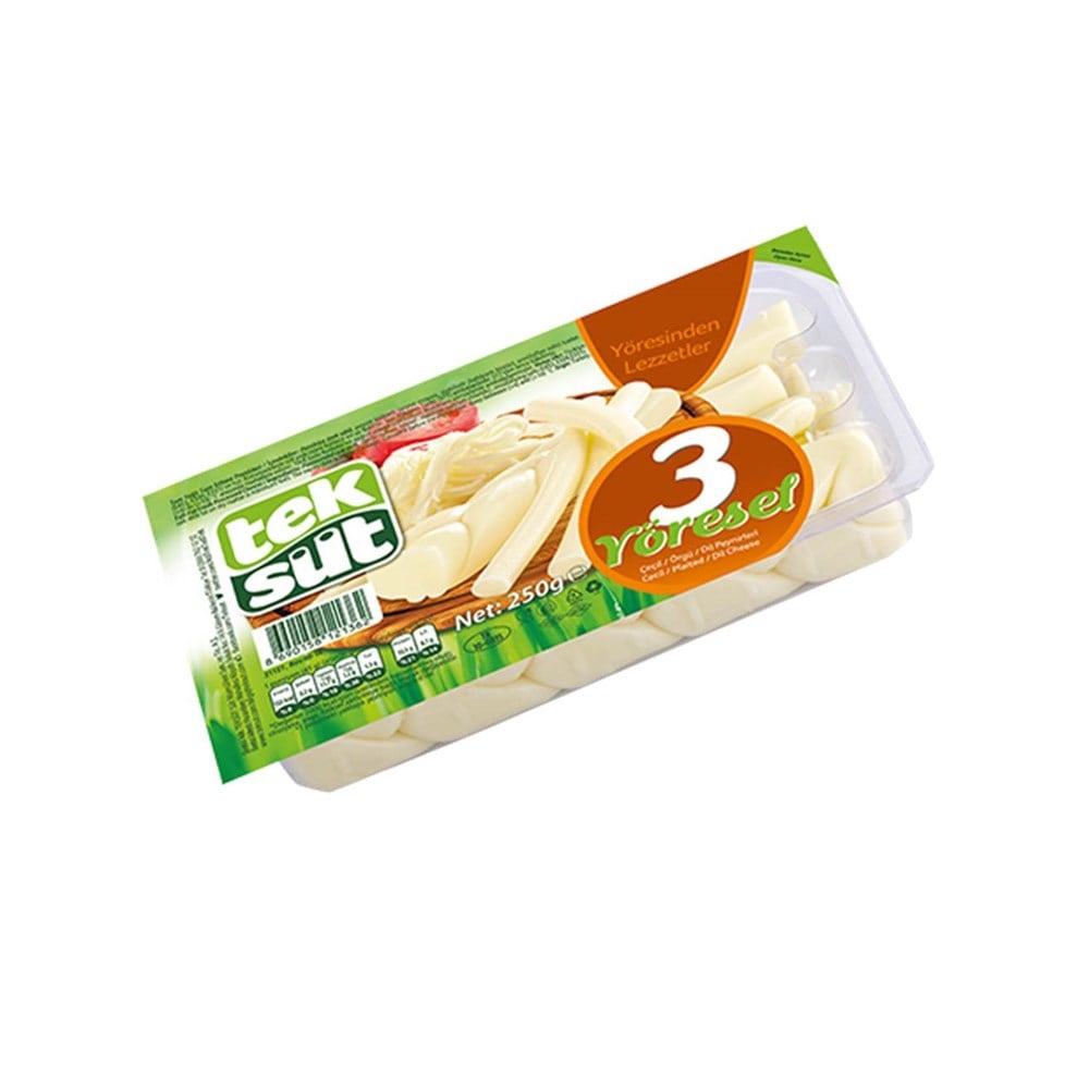 Teksüt Yöresel Peyniri 3'lü 250 Gr