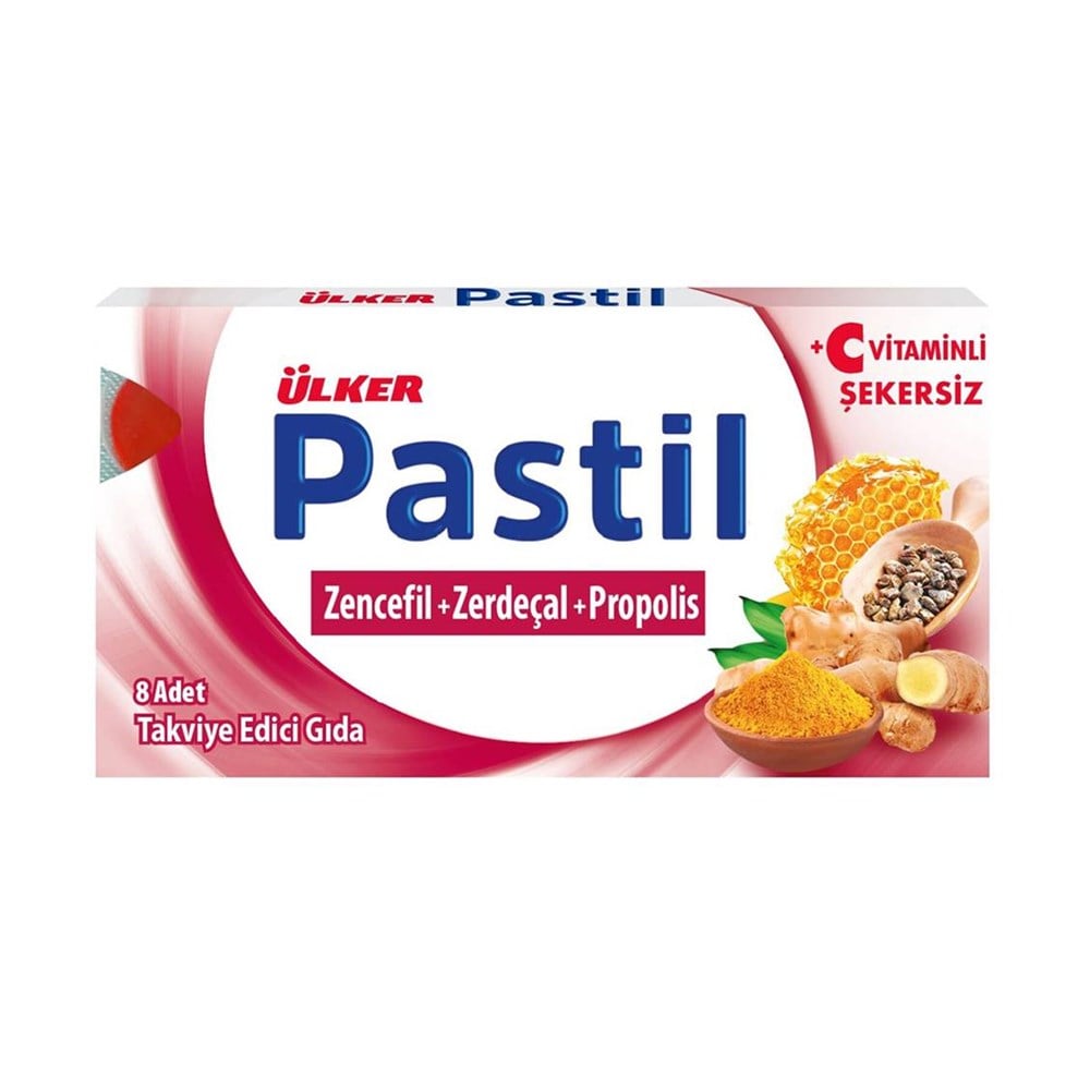 ULKER (1790-1) PASTIL ZENCEFIL&ZERDECAL&PROPOLIS 22,4 GR