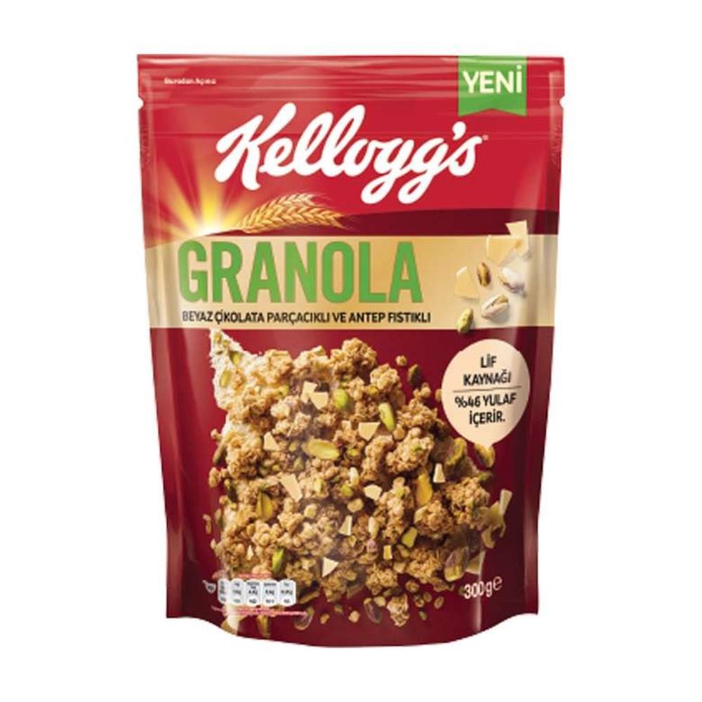 ULKER KELLOGGS GRANOLA B.CIK&A.FISTIK 300 GR