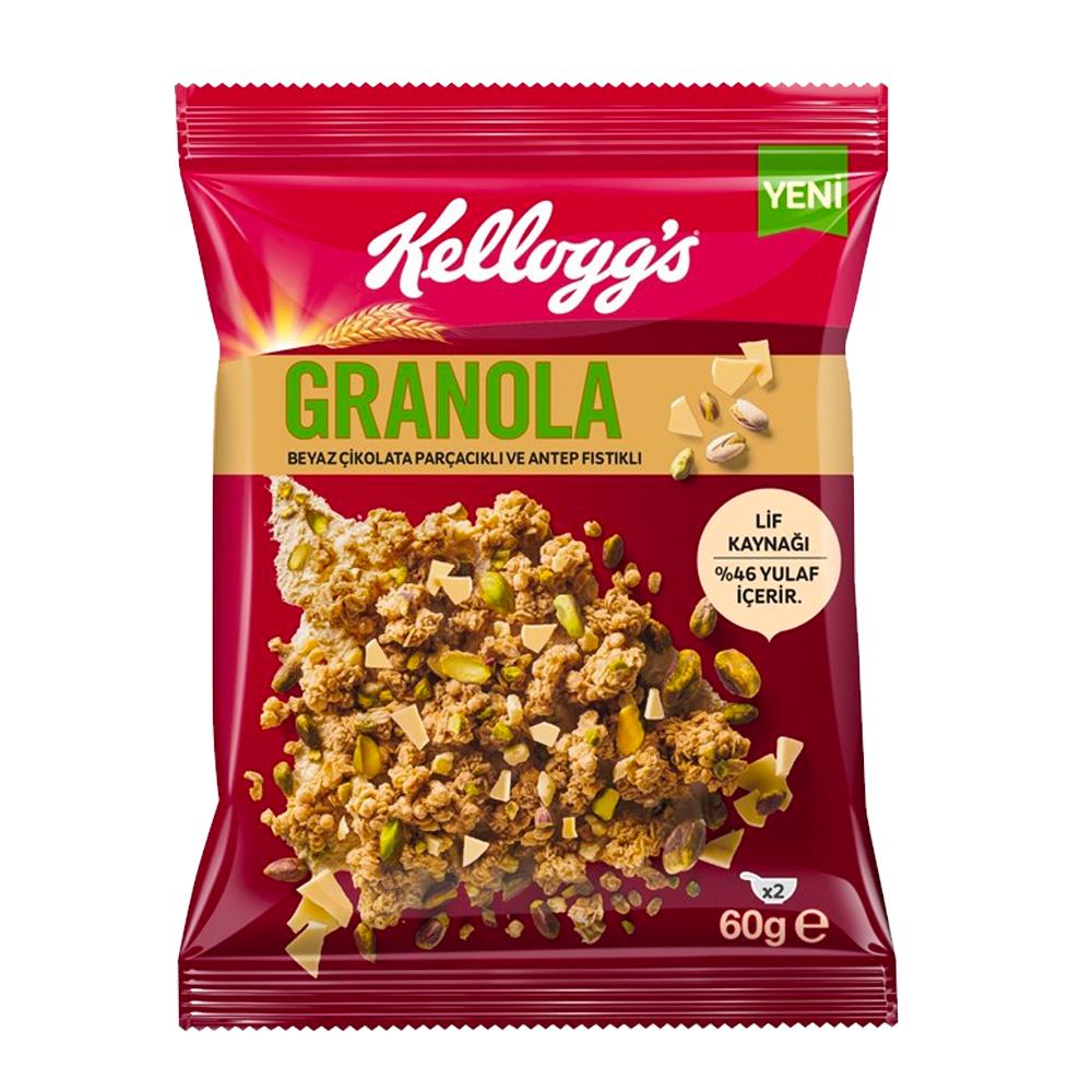 ULKER KELLOGGS GRANOLA CIKOLATA&ANTEP FISTIK 60 GR