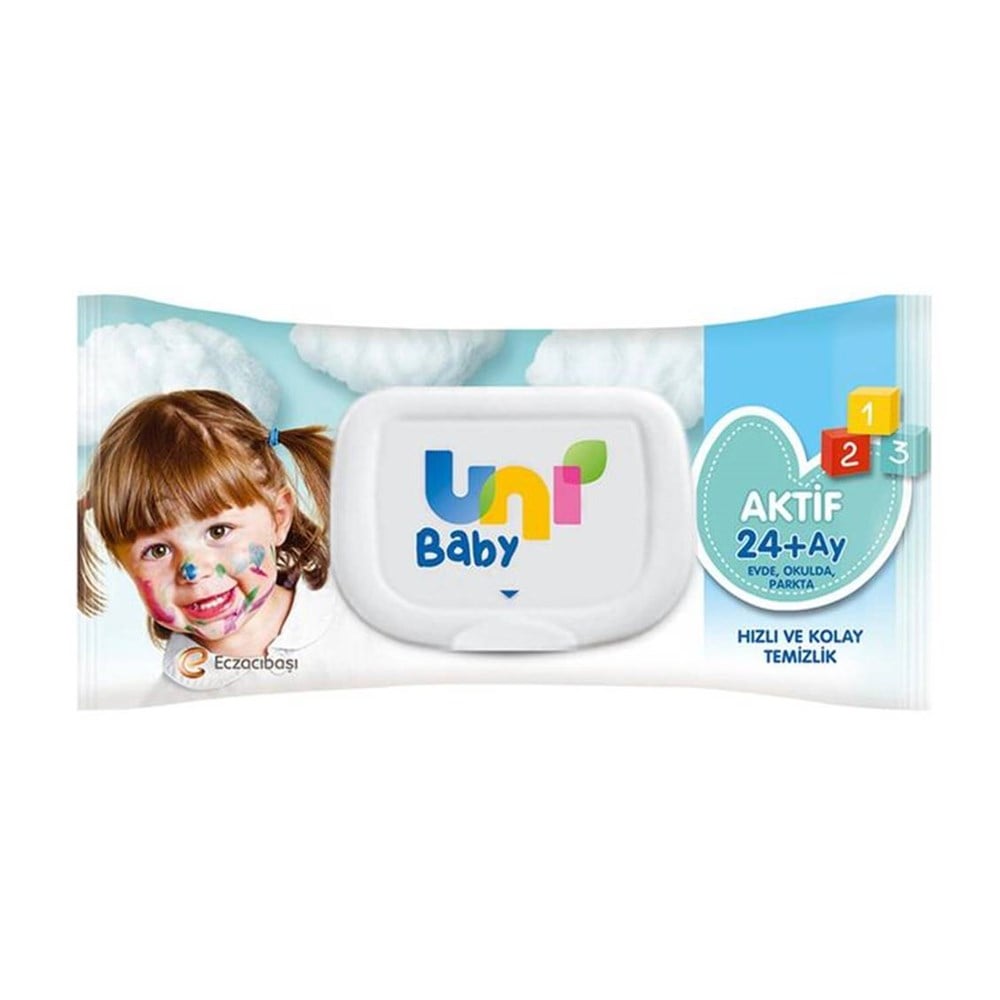 UNI BABY ISLAK HAVLU AKTIF 52 LI
