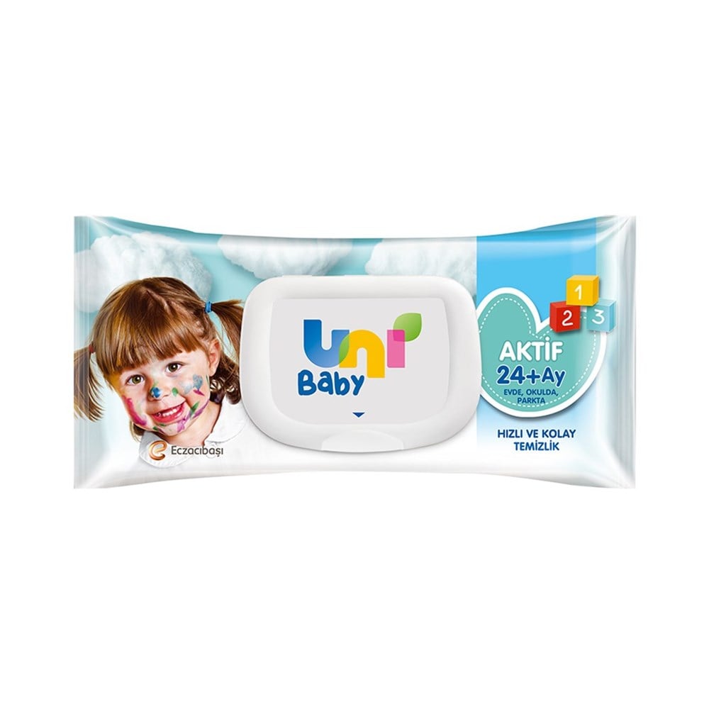UNI BABY ISLAK HAVLU AKTIF 72 LI