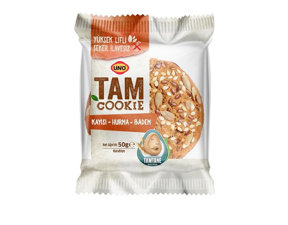 UNO (3853) TAM COOKIES HURMA&KAYISI&BADEM 50 GR