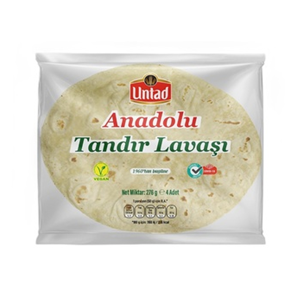 UNTAD ANADOLU TANDIR LAVAS 4 ADET 276 GR