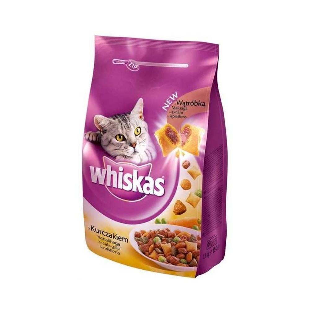 Whiskas Erişkin Tavuk&Sebzeli Kuru Kedi Maması 300 Gr