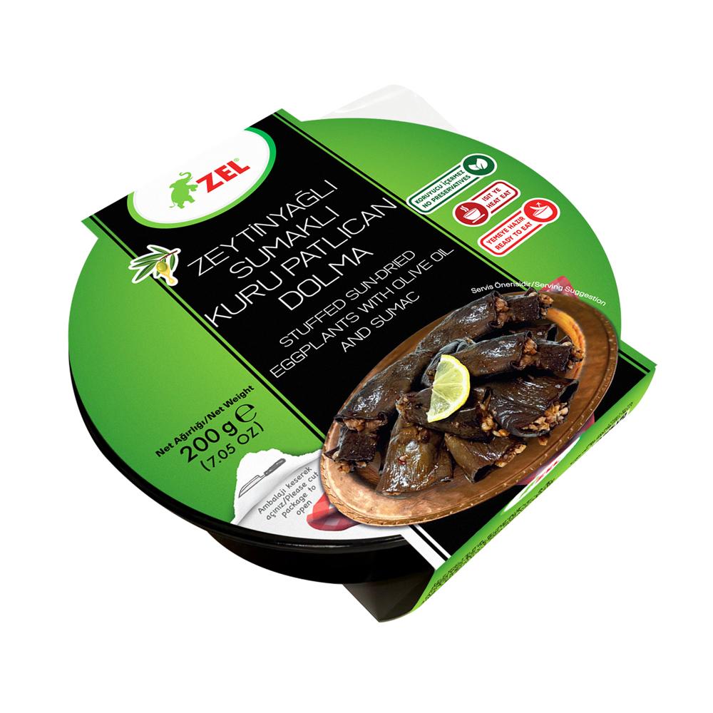 ZEL HAZIR YEMEK KURU PATLICAN DOLMA 250 GR