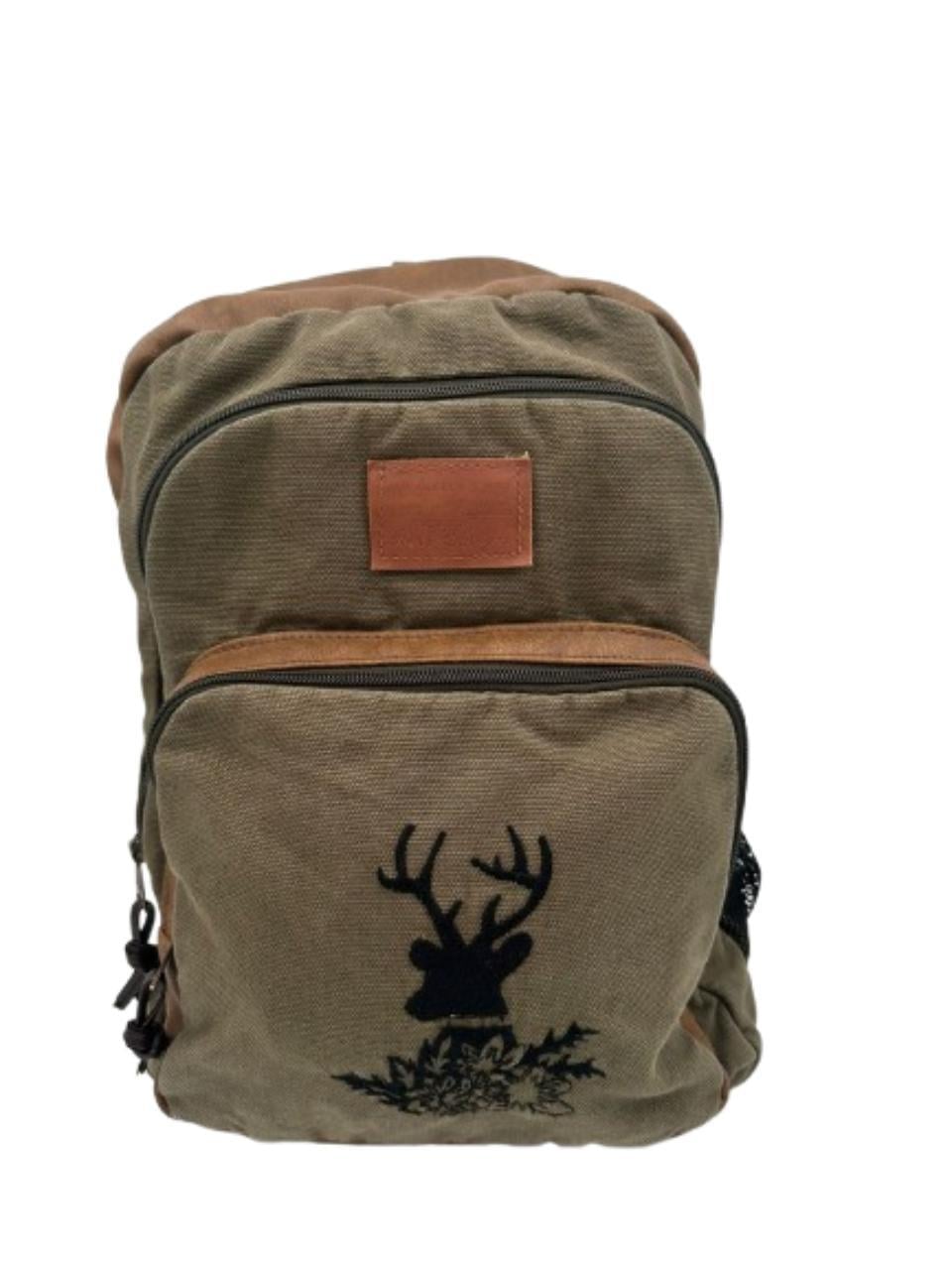 7184 D REVİLLA BAG  GEYİK BASKILI 008 