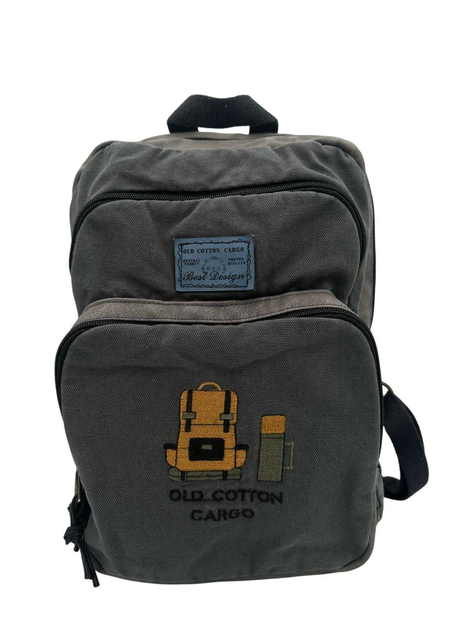 7184 D REVİLLA BAG OLD COTTON KARGO BASKILI 095