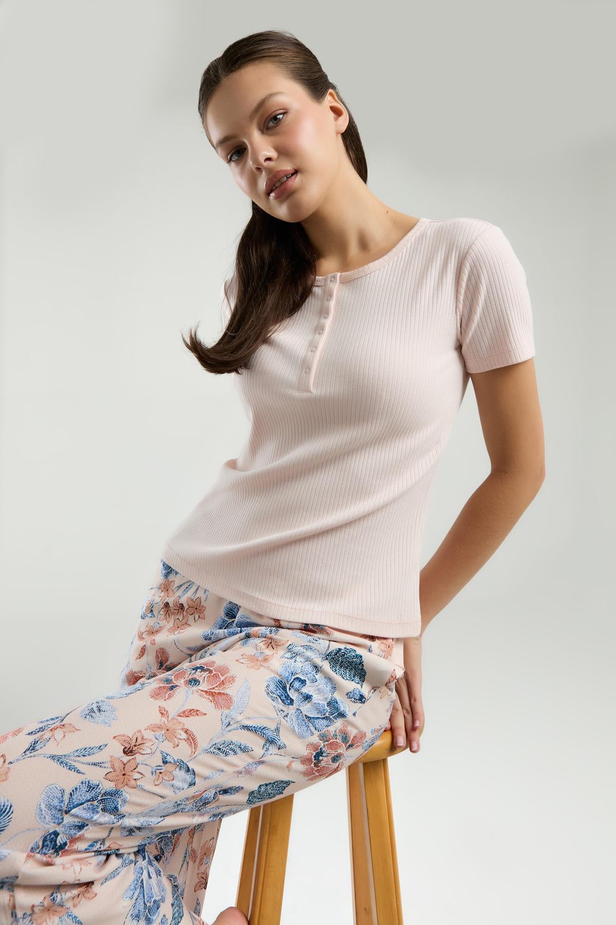 Arnetta AR3200-S Kadın Kısa Kollu Pijama Takım