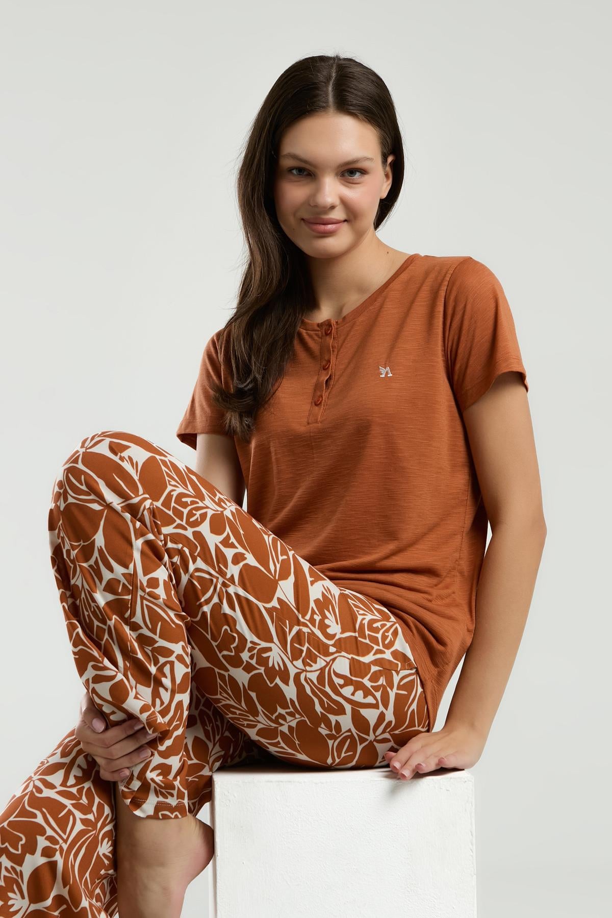 Arnetta AR3229-S Kadın Kısa Kollu Pijama Takım