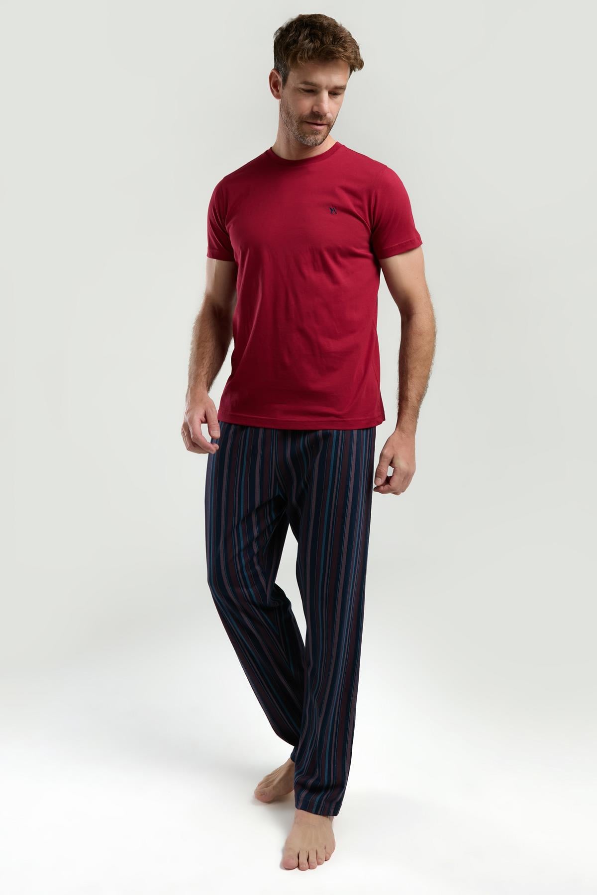 Arnetta AR3352-S Erkek Kısa Kollu Pijama Takım