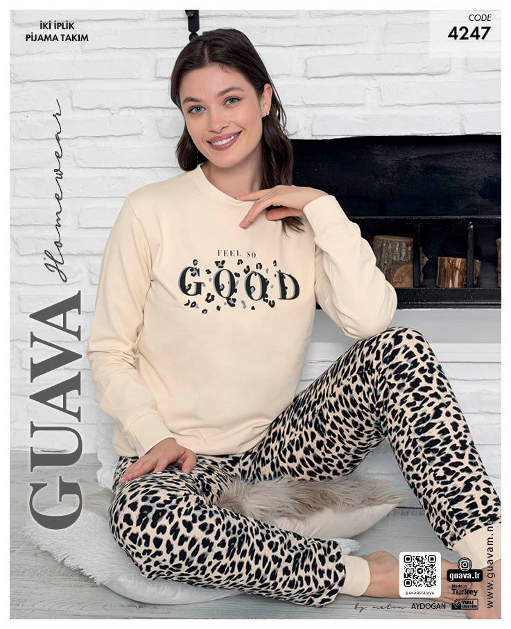 Guava 4247 Kadın Uzun Kollu Eşofman Takımı