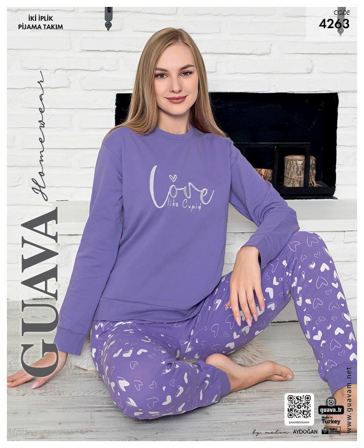 Guava 4263 Kadın Uzun Kollu Eşofman Takımı