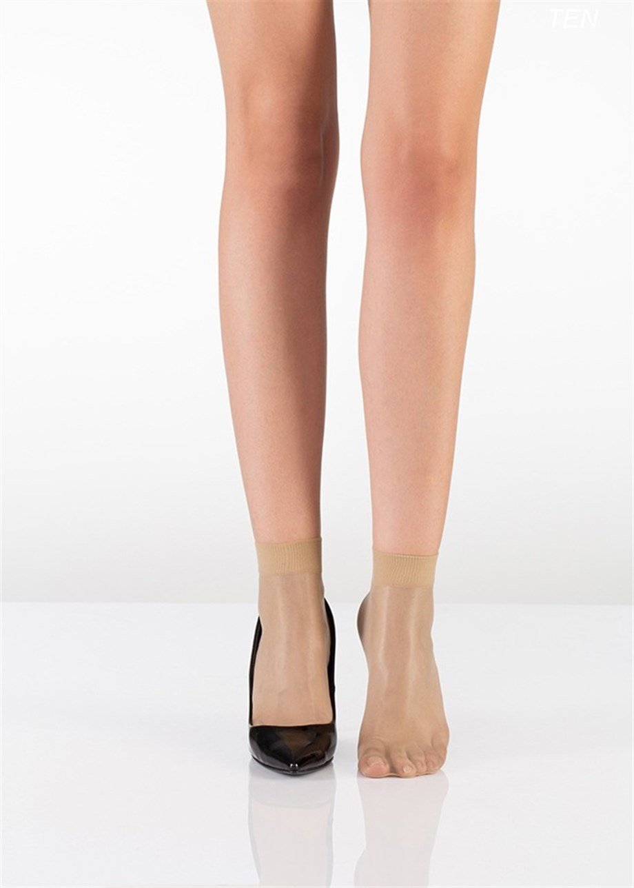 İtaliana (Sahra Ten) Fit 15 Soket Çorap 1008 