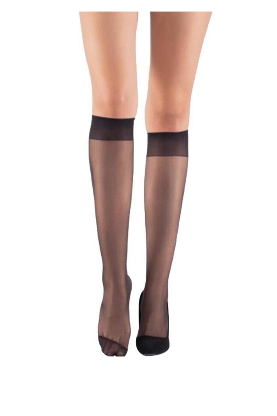 İtaliana (Siyah) Fit 15 Dizaltı Çorap 9423