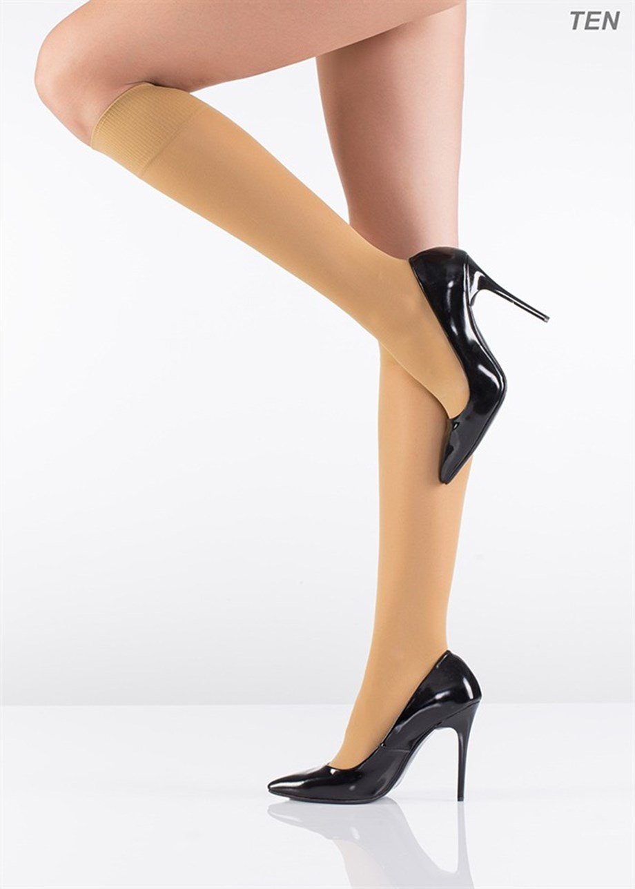 İtaliana (Ten) Micro 40 Dizaltı Çorap 1014