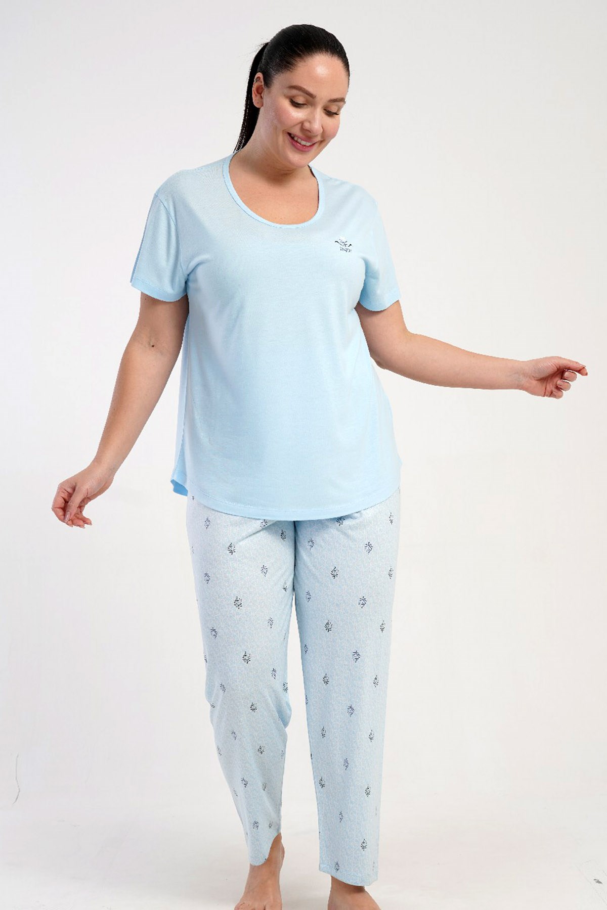 Kezokino 5122721436 Kadın Kısa Kol B.B.Pijama Takımı
