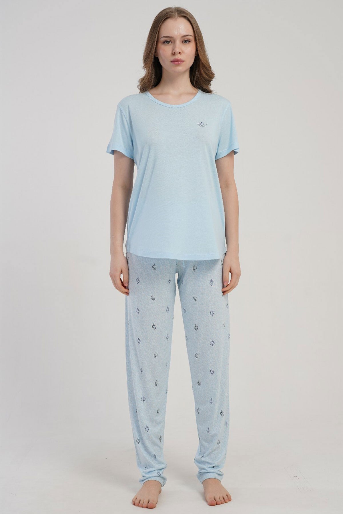Kezokino Kadın Kısa Kol Pijama Takımı