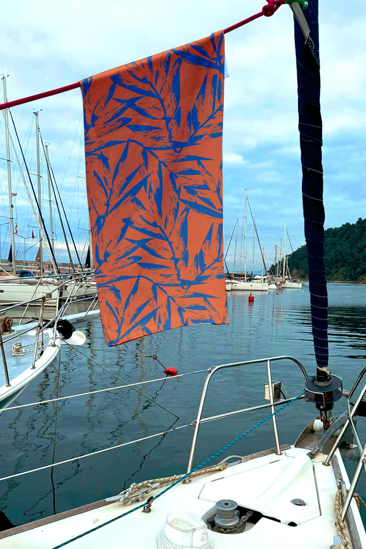 Miami Beach 100 Kadın Desenli Plaj Havlusu