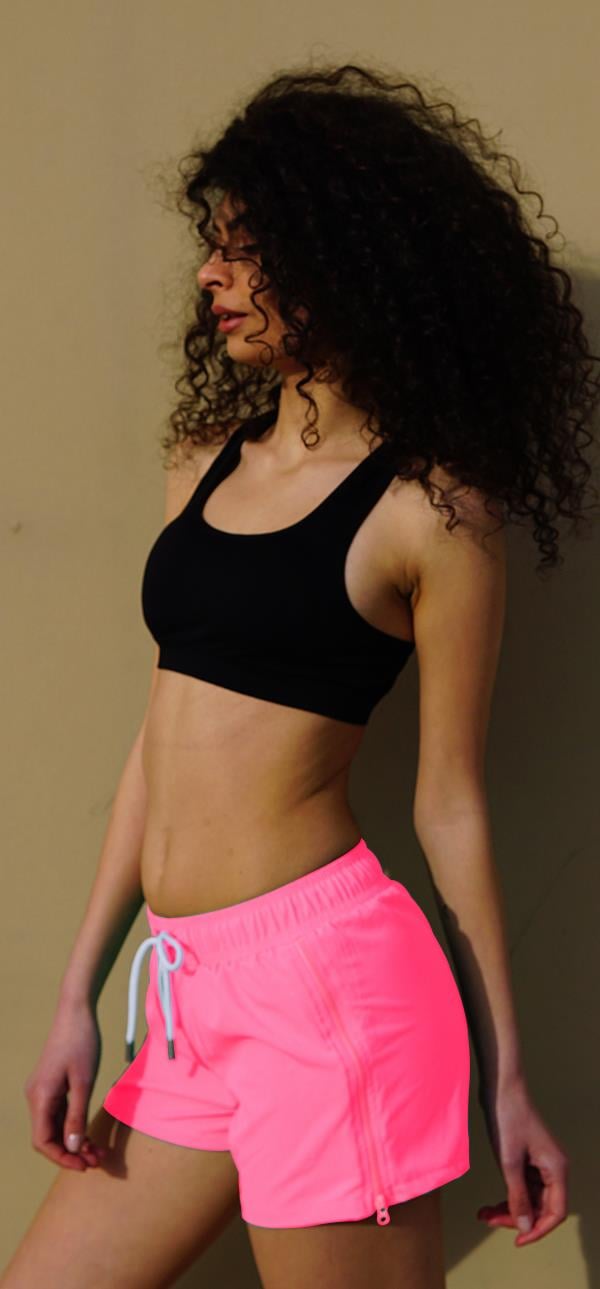 Miami Beach 816 Kadın Fermuarlı Şort