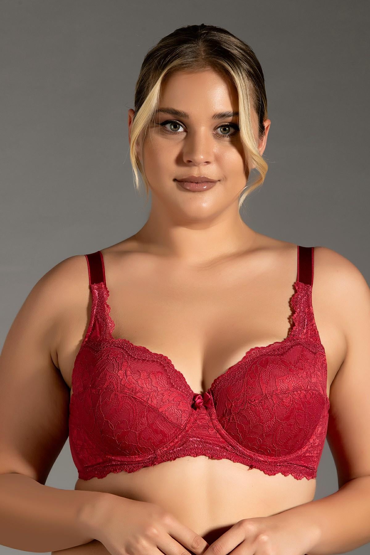 New Bra 8042 Kadın Dantelli Desteksiz Sütyen