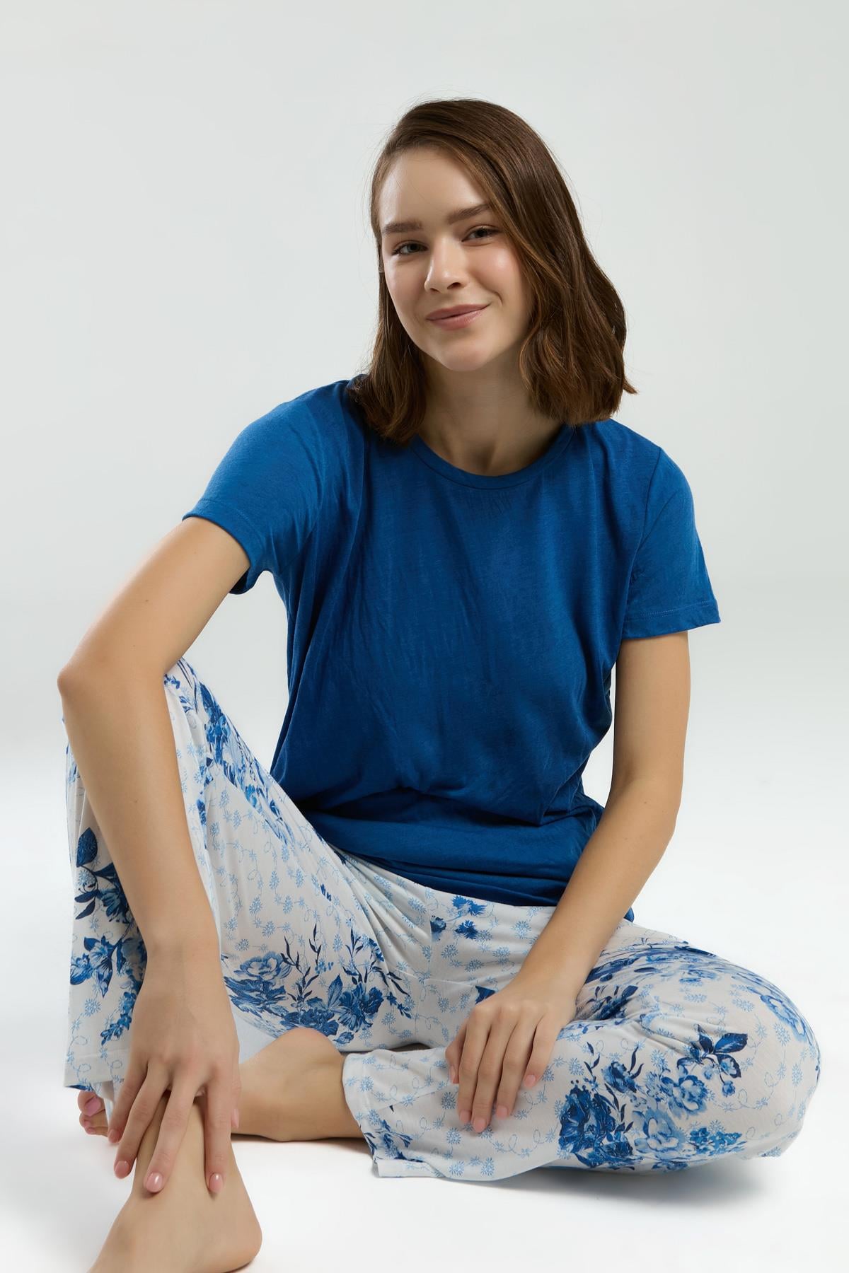 Pierre Cardin PC8968-S Kadın Kısa Kollu Pijama Takım