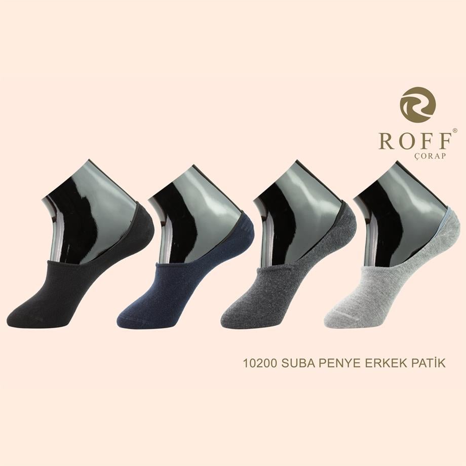 Roff 10200 Erkek Suba Penye Patik Çorap (Syh/Gr/Ant)